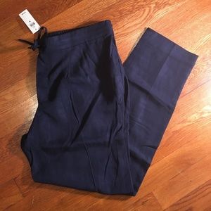 Banana Republic Soft Pants, Navy, M, NWT